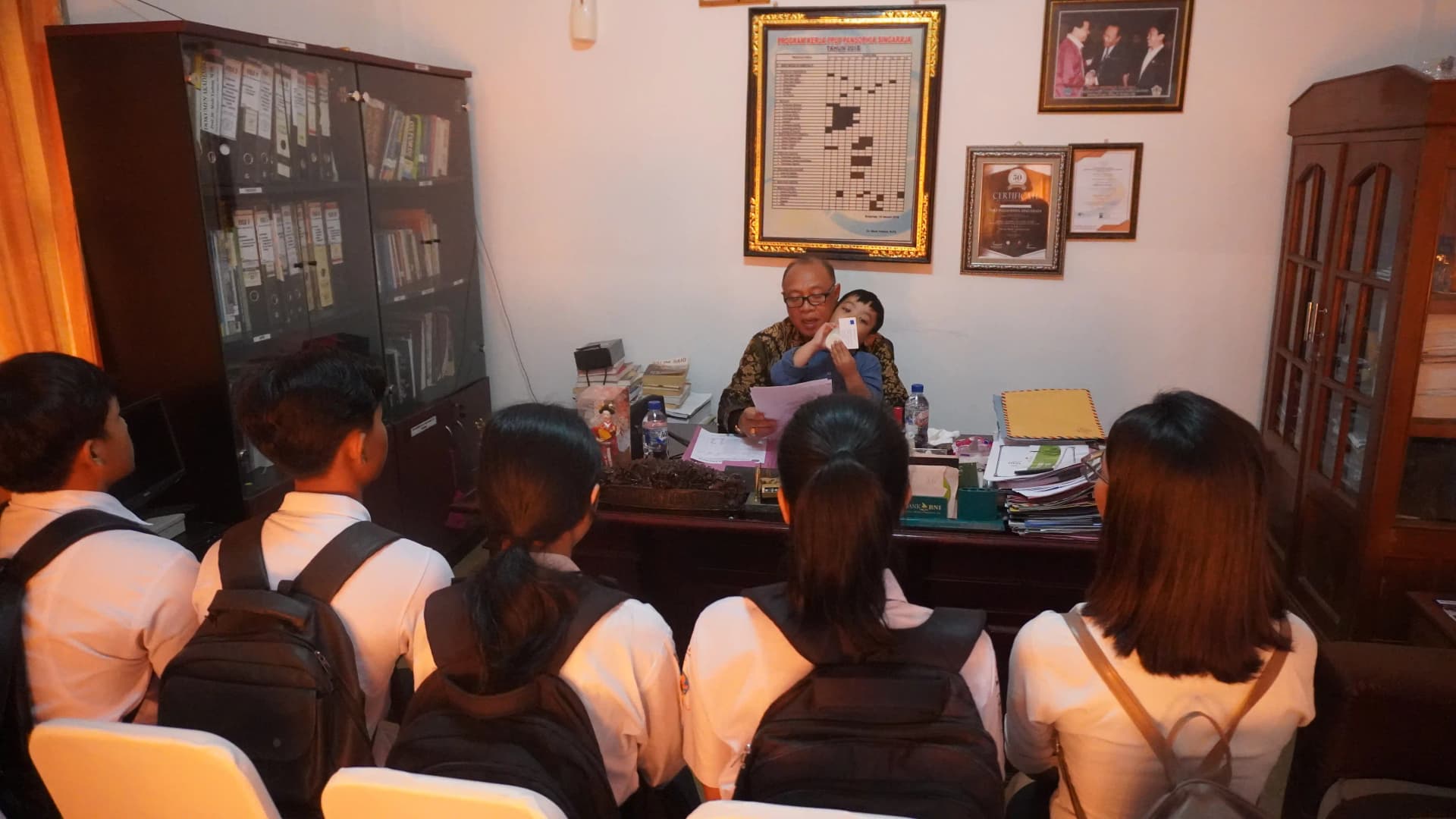 Suasana wawancara calon mahasiswa baru PPLP Pansophia